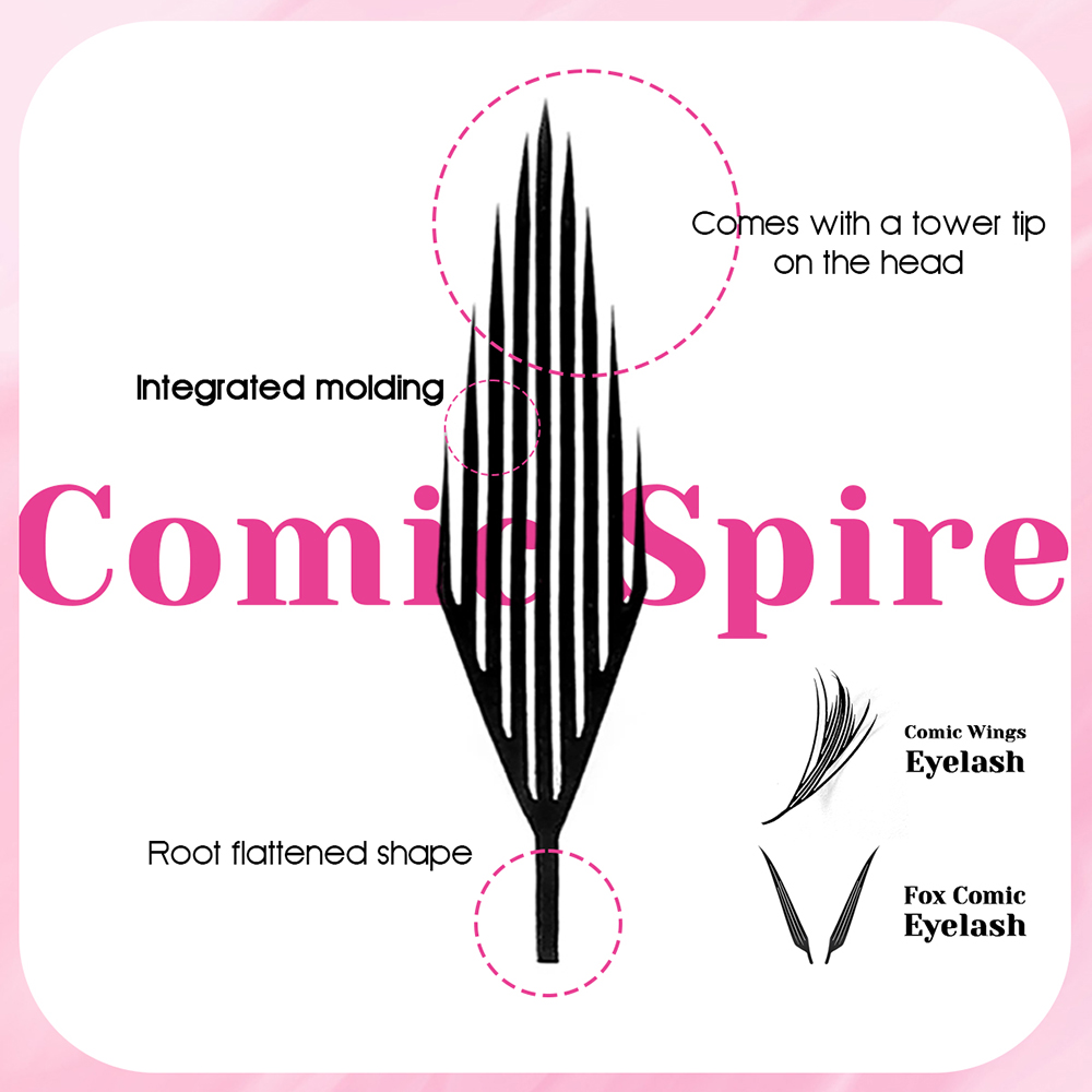 MASSCAKU Fox Comic Spire Lash  - Eyelash Extension Fox Eye recension och pris