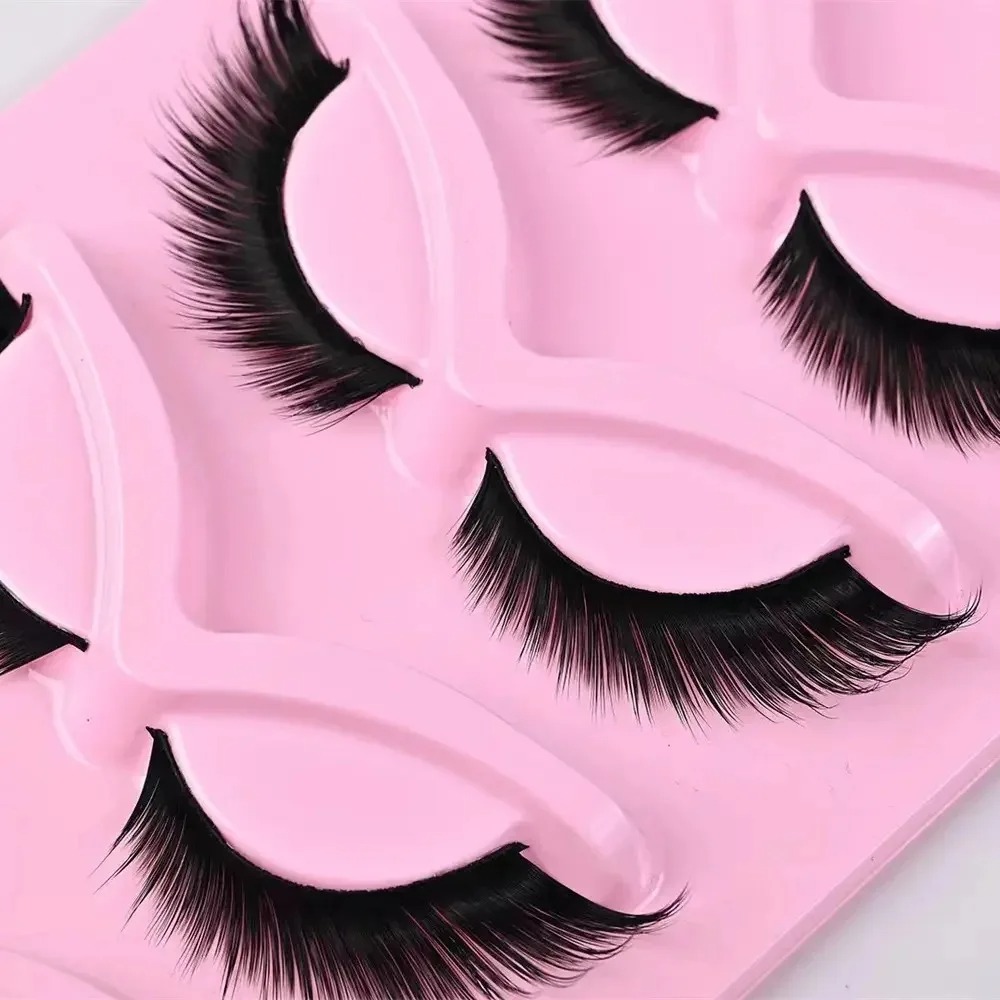 5 Pairs False Eyelashes Natura - Eyelash Extension Fox Eye recension och pris
