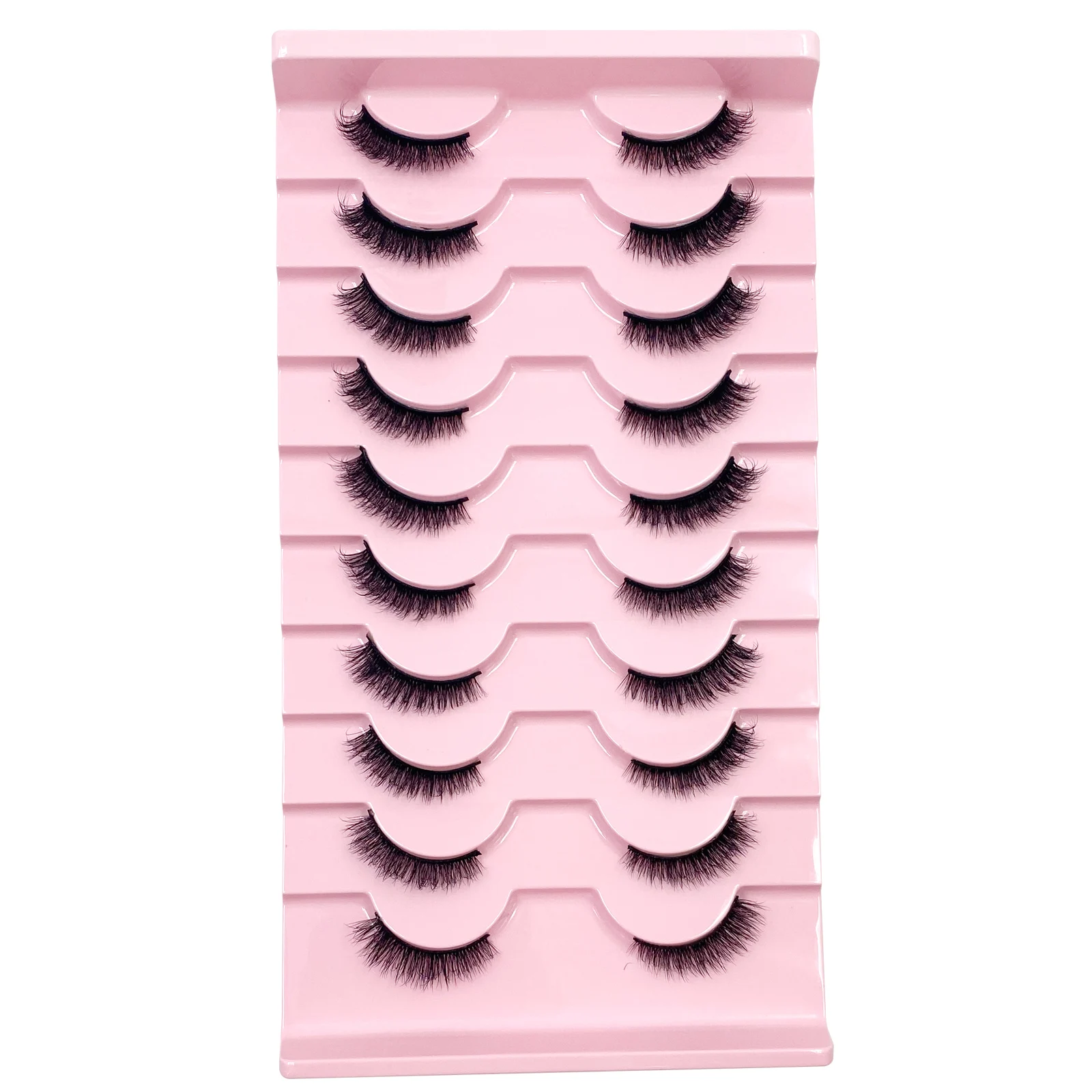 Half Lashes 10 Pairs Half Lash - Eyelash Extension Cat Eye recension och pris