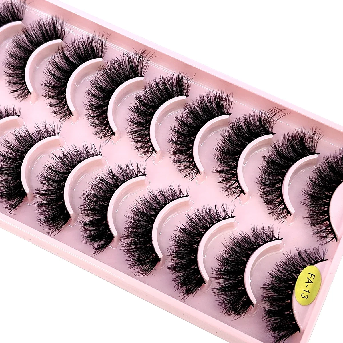 HBZGTLAD 10 Pairs 3D Mink Hair - Eyelash Extension For Big Eyes recension och pris