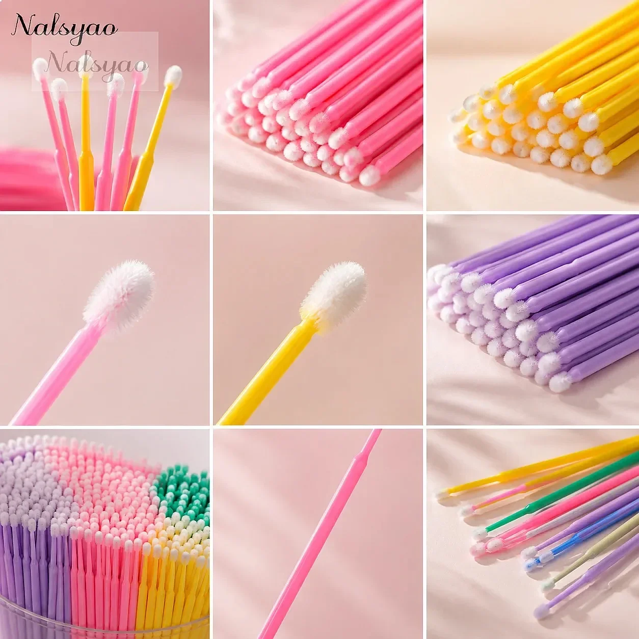 500/1000PCS Lash Extension Bru - Eyelash Extension Cleaning recension och pris