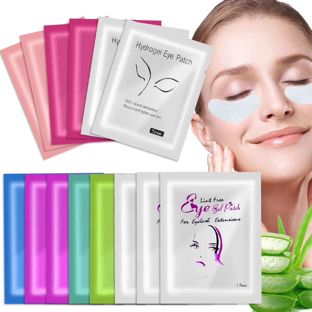100/300 Pairs Eyelash Pad Gel  - Eyelash Extension Fox Eye recension och pris