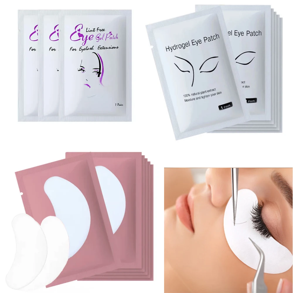 100/300 Pairs Eyelash Pad Gel  - Eyelash Extension Fox Eye recension och pris