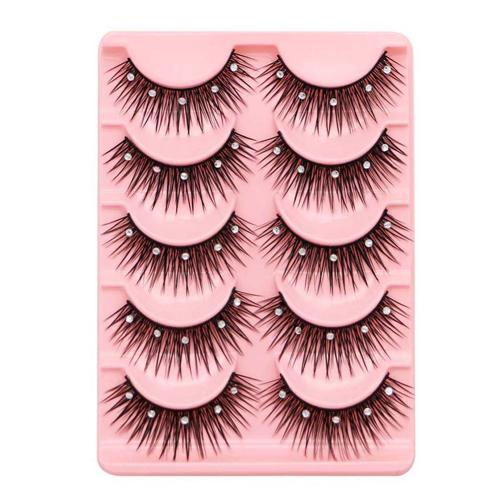 Rhinestone Glitter Sequins Lon - Eyelash Extension For Big Eyes recension och pris
