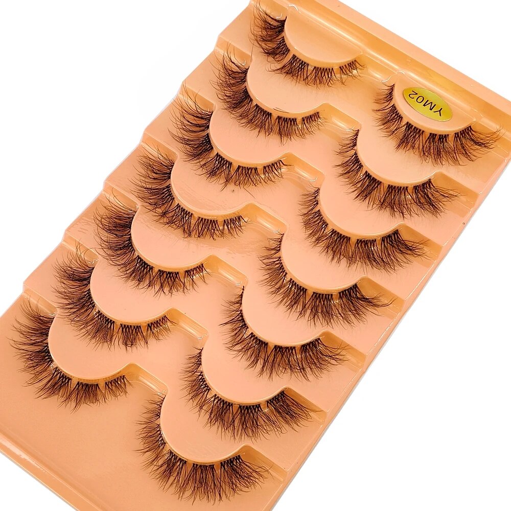 7pairs Mink Eyelashes Invisibl - Eyelash Extension For Big Eyes recension och pris