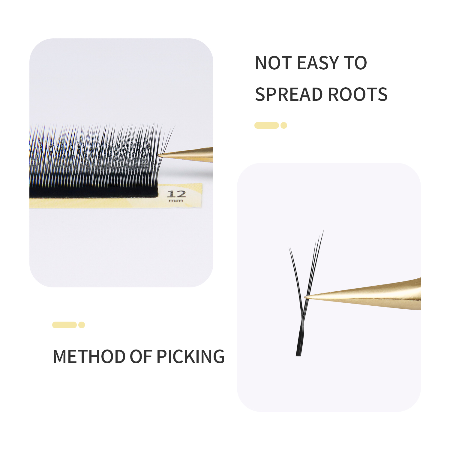 GLAMLASH Flying YY 3DW 4DW 5DW - Eyelash Extension Fox Eye recension och pris