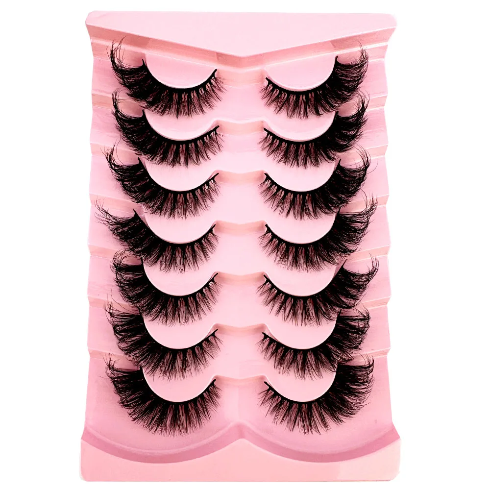 7pairs Thick Cat Eye Lashes Fl - Eyelash Extension Volume Cat Eye recension och pris